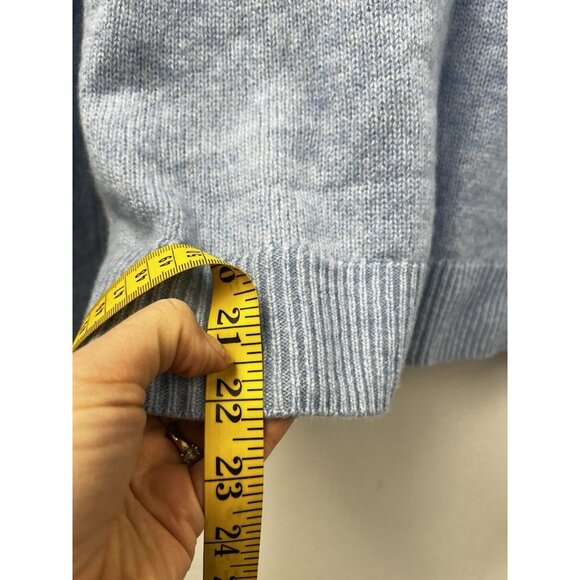 VINEYARD VINES Sweater Size Small Light Blue Soft V-Neck Cashmere Women’s - Picture 7 of 9